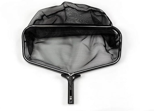 FibroPool Stiff Professional Grade Leaf Rake Skimmer Net, 24" L