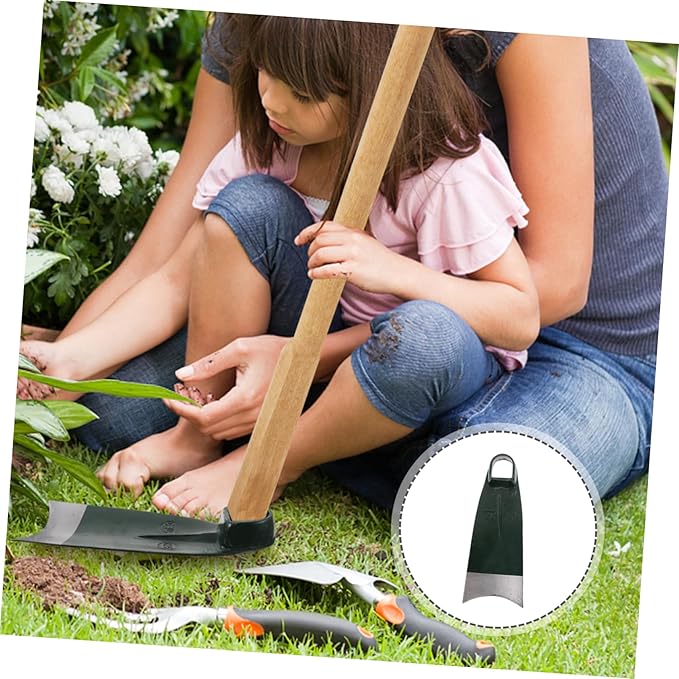 Garneck Stainless Steel Hoe for Gardening Digging and Weeding Tool for Soil Loosening Garden Cultivator for Outdoor Vegetable and Flower Beds