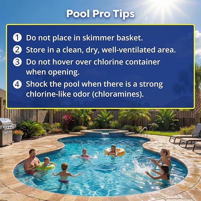 In The Swim 3 Inch Stabilized Chlorine Tablets for Sanitizing Swimming Pools - Individually Wrapped, Slow Dissolving - 90% Available Chlorine - Tri-Chlor - 50 Pounds - 2 Pack