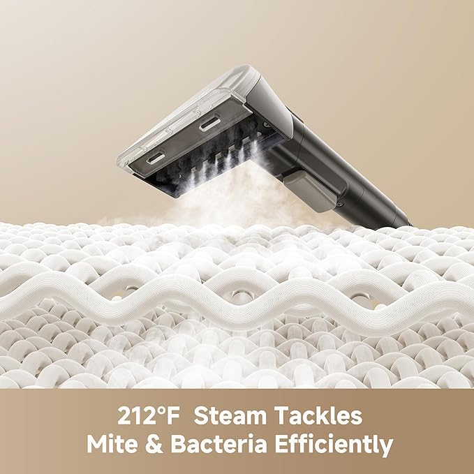 DREAME N20 Steam Portable Carpet Cleaner with Steam & Hot Water Wash, Upholstery Cleaner Machine with Auto-Mix Solution, 17Kpa Powerful Suction, Spot Cleaner for Carpet, Couch, Furniture, Pets, Cars