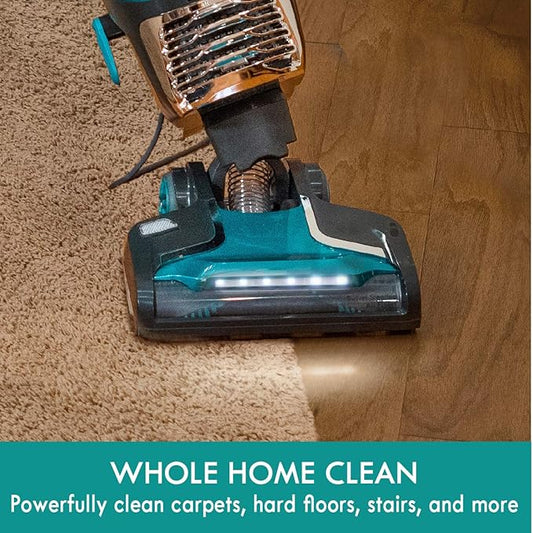 Kenmore Intuition Bagged Upright Vacuum Lift-Up Carpet Cleaner 2-Motor Power Suction with HEPA Filter, 3-in-1 Combination Tool, HandiMate for Floor, Pet Hair, 14pounds, Green
