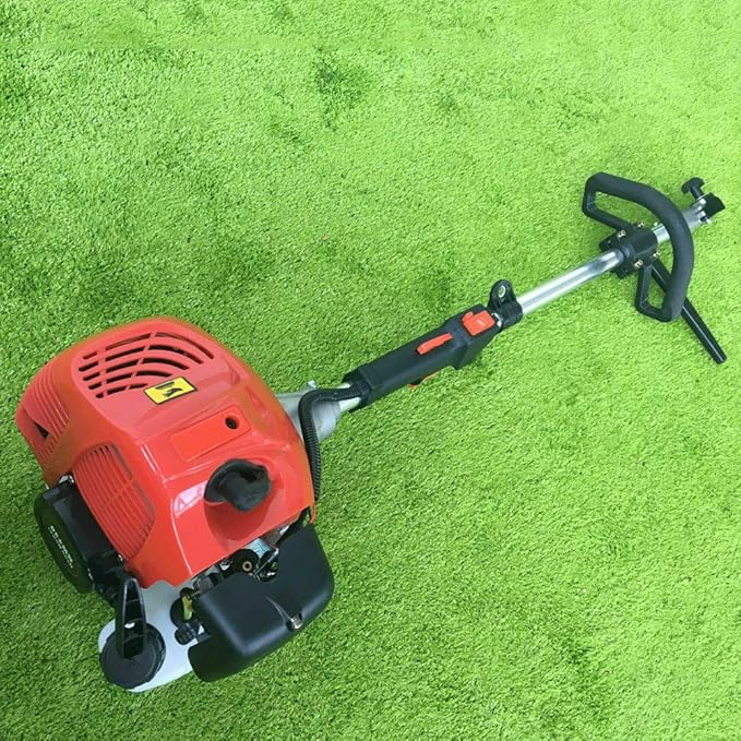 TFCFL Outdoor 52CC Hand Held Broom, Powerful 52CC Hand Held for Cleaning Sweeper Broom,Air-Cooled Walk Behind Sweeper Cleaning Driveway Tools High Performance Cleaner 2.3HP 1.8M Ratio:1:25 1000ml