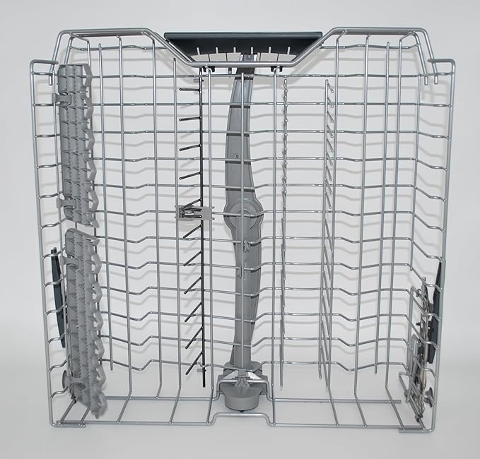 New 20001992 Dishwasher Complete Upper Cutlery Rack Replacement with 20001986, 20000175 Made for Bosch and Thermador. Fits Select ADA Compliant Models Only!