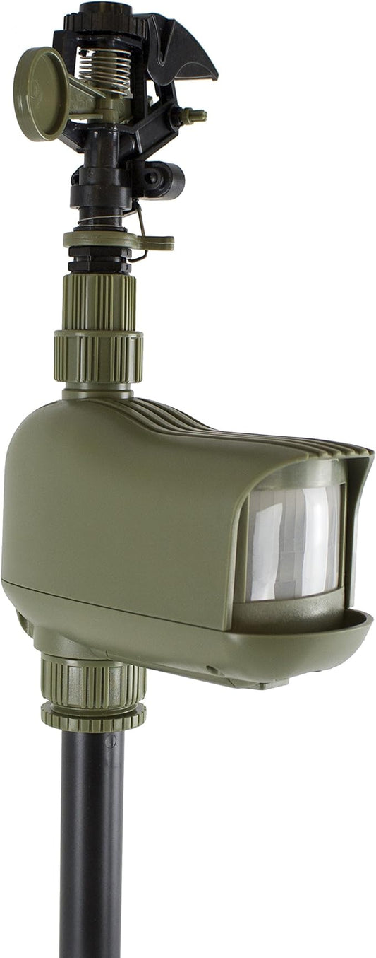 Havahart Critter Ridder Motion Activated Animal Repellent and Sprinkler - Use in Yard to Repel Cats, Dogs, Chipmunks, Groundhogs, Squirrels, Skunks, Deer, and More - 5277