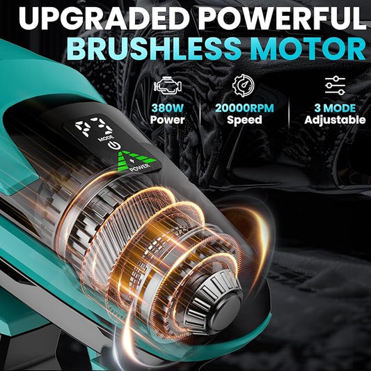 Cordless Pressure Washer for Makita 18V Battery, 800 PSI Portable Handheld Power Washer with Brushless Motor, 6-in-1 Nozzle, 3 Level Adjustable for Car Yard Fence Wall Cleaning (Battery Not Included)
