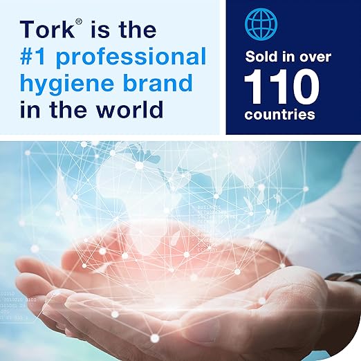 Tork Light Duty Cleaning Cloth Pop-Up Box White W24, Use Wet or Dry, 10 x 120 Cloths, 500176