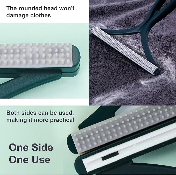 2-PCS Pet Hair Remover Gloves with A Hair/Lint Removal Tool, Reusable Magic Brush Pet Hair Removal Glove for Dogs & Cats, Remove Dog/Cat Hair from Couch, Carpet, Car Seat. - Image 8