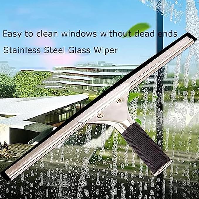 Extendable Window Cleaning Pole with 20m Hose, Window Brush & Solar Panel Cleaner, Conservatory Roof Cleaning Tool, Includes Rubber Gloves, 3.6m/12ft Long Reach