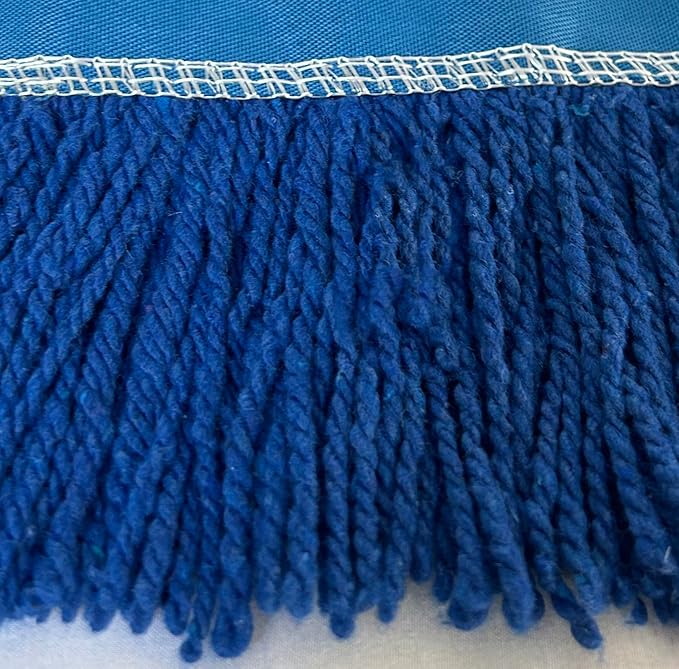 Ultimate Dust Mop Kit: Industrial-Grade Performance, Heavy-Duty Frame, Telescopic Handle - Blue 24 Inch