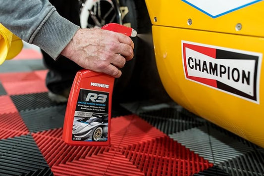 Mothers R3 Racing Rubber Remover, 24 oz. — Spray On & Wipe Off Pro Cleaner Removes Rubber Scuff Marks, Dirt & Grime from Paint, Glass, Vinyl Wraps, Tough Yet Gentle on Surfaces (09224)