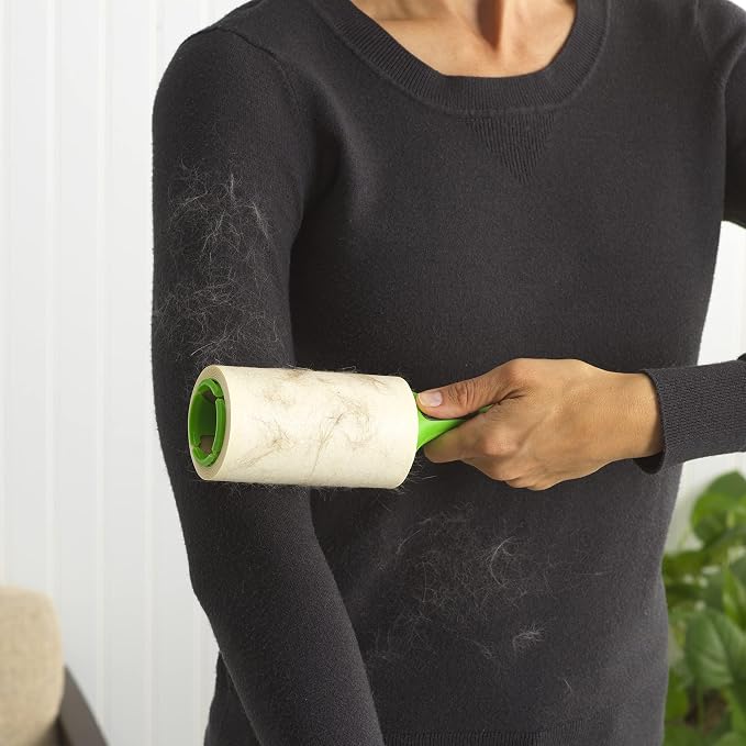 Evercare Lint Roller Pet Hair Remover Giant 60 Layers Per Roll, Green (Pack of 4) - Image 3