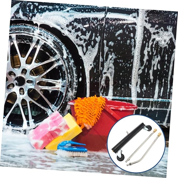 High-Pressure Chassis Cleaner Brush Car Wash Broom Truck Undercarriage Cleaning Tool