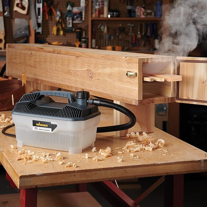 Earlex SS77USSG Steam Generator, 1.3-Gallon Capacity, 12' Hose, Steamer for Wood Bending, Steam Box for Wood, Portable Steam Generator