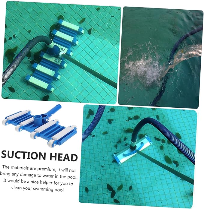 Pool Brush Head Swimming Pool Cleaning Tool Flexible Suction Head Vacuum Cleaner