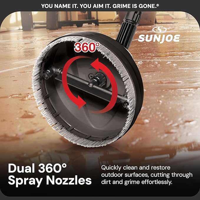 Sun Joe SPX-PCA10 10-Inch Surface, Deck and Patio Cleaning Attachment for SPX Series Pressure Washers