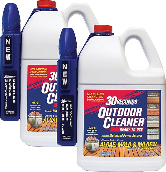 30 SECONDS Cleaners 1.3G30SMPS2PA 1.3 Gallon 2 Pack Outdoor Cleaner, White