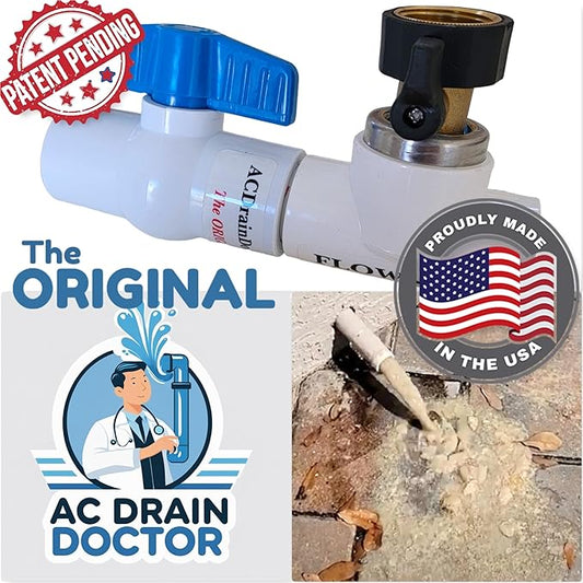 The ORIGINAL AC Drain Doctor. Condensate Drain Line Cleaner Tool. No More Clogs Ever.