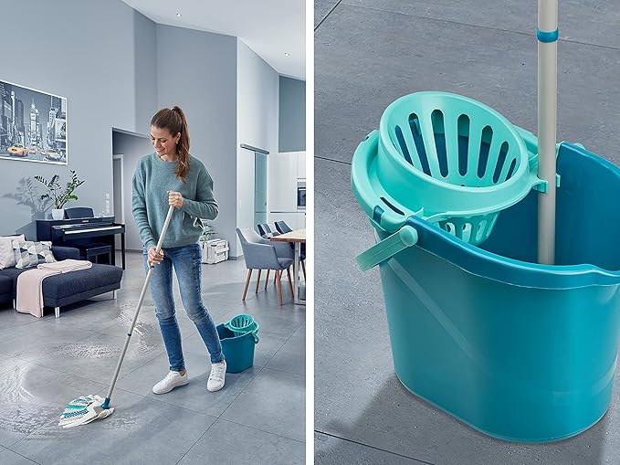 Leifheit Wischsystem Set Power Mop 3 in 1, 45 x 35 x 120 cm, 8