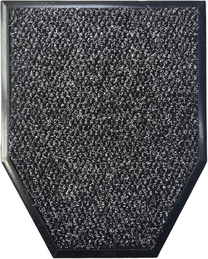 Urinal Floor Mats (2 Pack), Reusable/Washable Urinal Floor Rug, Bathroom Floor Protector Absorbent Deodorization Urinal Carpet, Men's Restroom Pee Pad Non-Slip Urine Mat