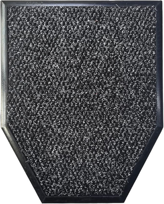Urinal Floor Mats (2 Pack), Reusable/Washable Urinal Floor Rug, Bathroom Floor Protector Absorbent Deodorization Urinal Carpet, Men's Restroom Pee Pad Non-Slip Urine Mat