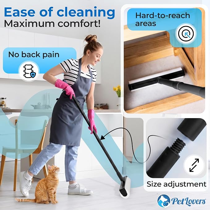 PetLovers Large Lint Roller with 3 Refills – 360 Total Sheets for Tackling Pet Hair, Extra Large Floor and Carpet Roller for Homes with Pets, Perfect for Floors, Furniture, and Loving Pet Owners - Image 5