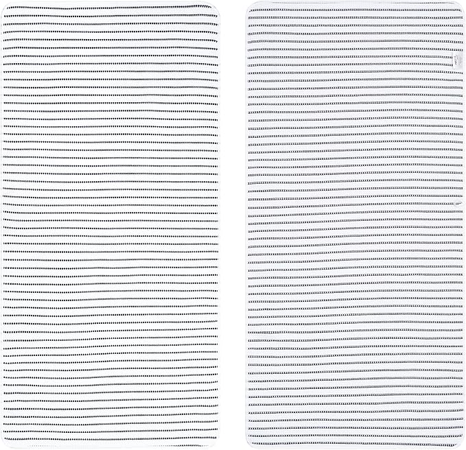 POLYTE 430 GSM Microfiber Oversize Quick Dry Lint Free Bath Towel, 60 x 30 in, 4 Pack (Waffle Weave)
