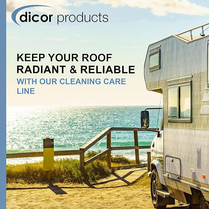 Dicor CP-BSR-1GL RV Black Streak Remover - Powerful Formula for Effective Cleaning - 1 Gallon - Black and White