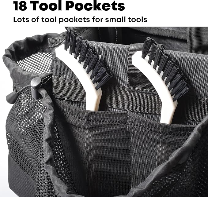Pro Caddy: Large Caddy with Hard Walls and Floor for House Cleaning, Car Detailing, Gardening, Supplies and Tools.