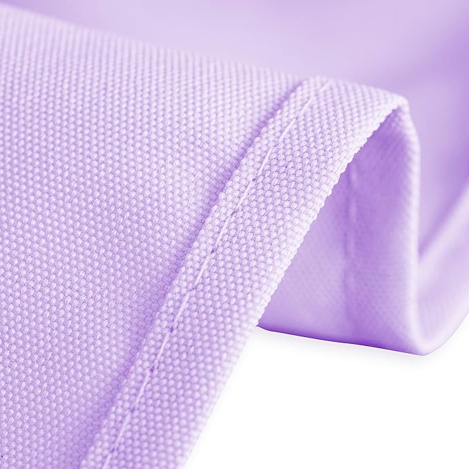 LinenTablecloth 60 x 102-Inch Rectangular Polyester Tablecloth Lavender