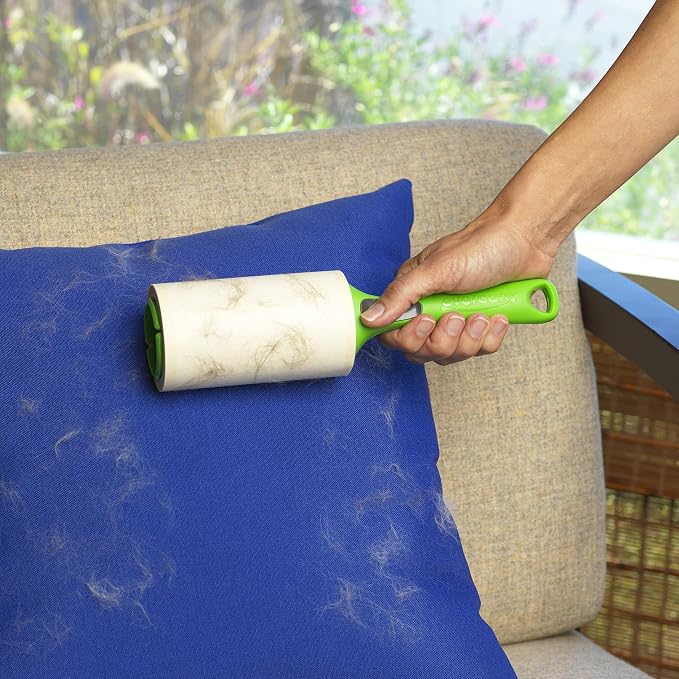 Evercare Lint Roller Pet Hair Remover Giant 60 Layers Per Roll, Green (Pack of 4) - Image 4