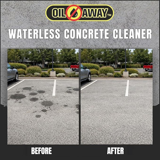 Oil Stain Fighter -5 lbs Industrial Size | For Embedded, Dry Oil Stains | No Rinse Concrete Cleaner for Driveways and Parking Lots | Safe for Pets and Environment