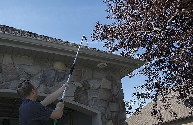 2-Pack Orbit 58543 Telescoping Gutter Cleaning Wand, Silver