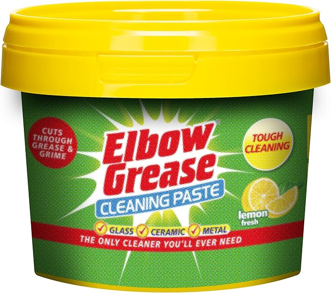 Elbow Grease All Purpose Paste Bathroom Kitchen Cleaner Lemon Fresh Scent 500g