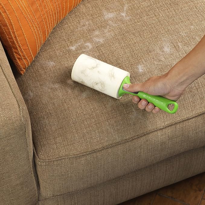 Evercare Lint Roller Pet Hair Remover Giant 60 Layers Per Roll, Green (Pack of 4) - Image 5