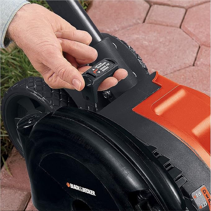 BLACK+DECKER Lawn Edger Trencher 2 in 1, 12 Amp 7.5 in. Electric Edger Lawn Tool for Landscaping and Trench Digger, 3 Height Settings, Corded (LE760FF)